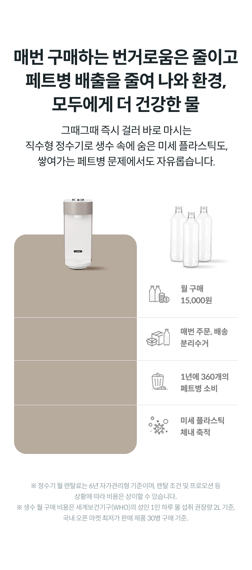 P-350N_코웨이 나노직수 정수기 미니 ON_7번째 상세정보 코웨이 P-350N 코웨이 나노직수 정수기 미니 ON 상세이미지 8
